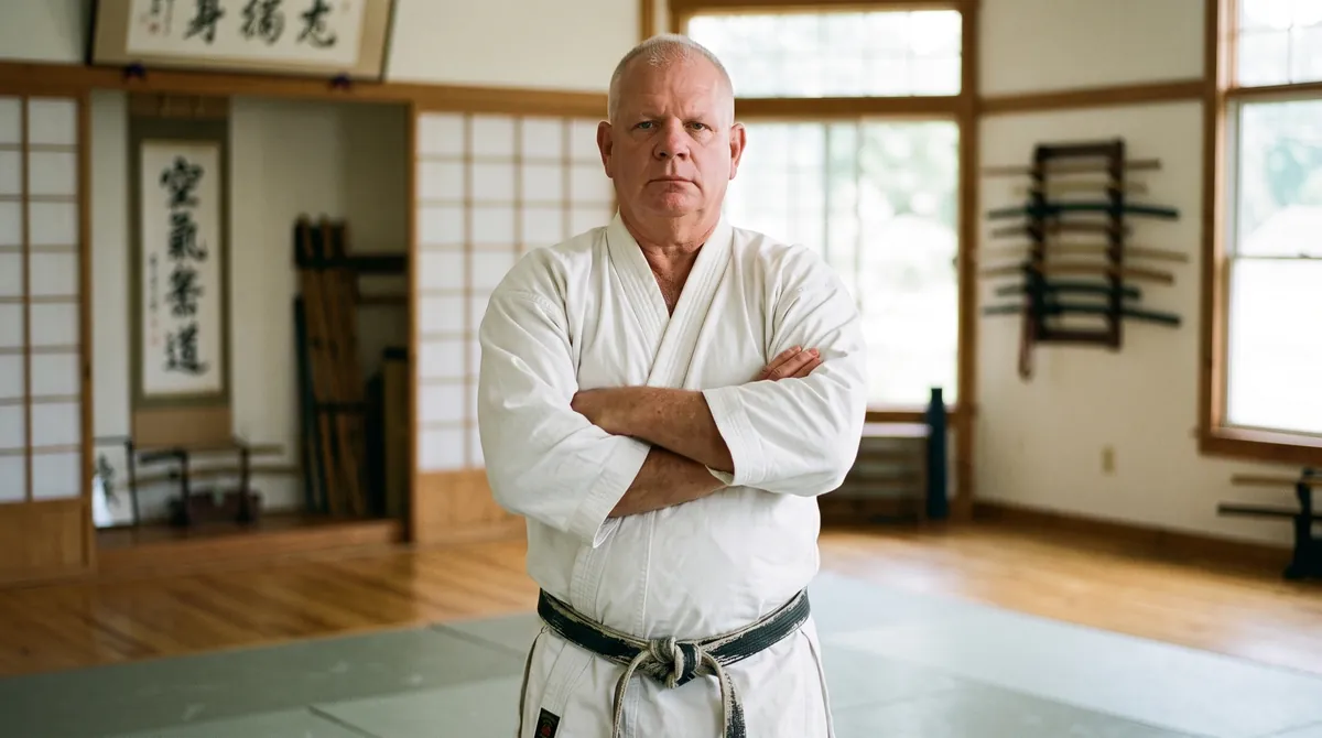 Sensei Gary Panichella in his karate gi